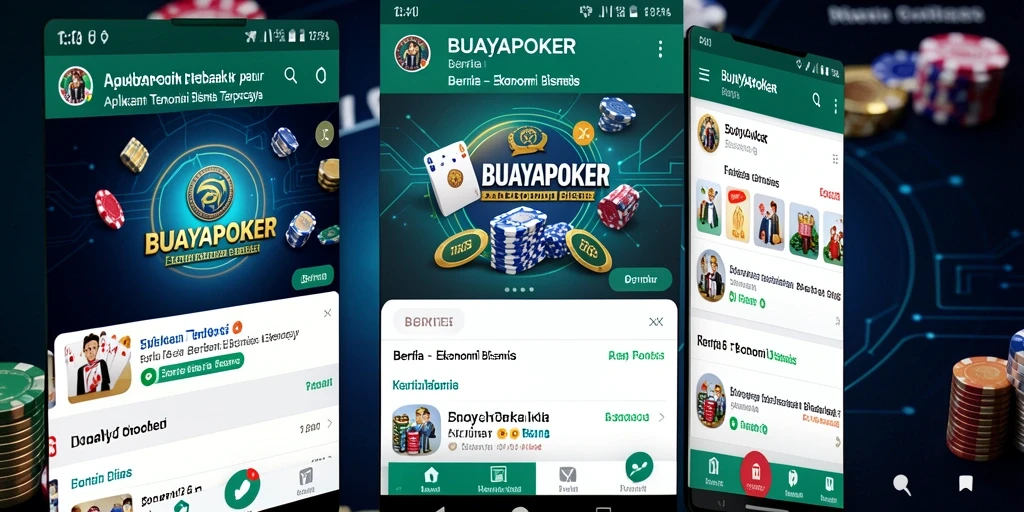 Antarmuka BUAYAPOKER yang informatif dan mudah digunakan.